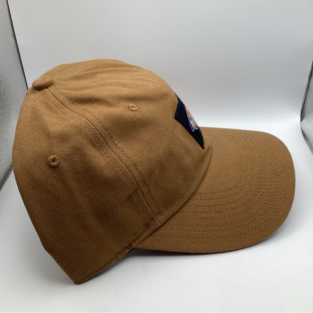 Dickies Washed Canvas Cap Baseball Hat Brown Duck Adjustable Snapback WH300BD - Picture 3 of 6